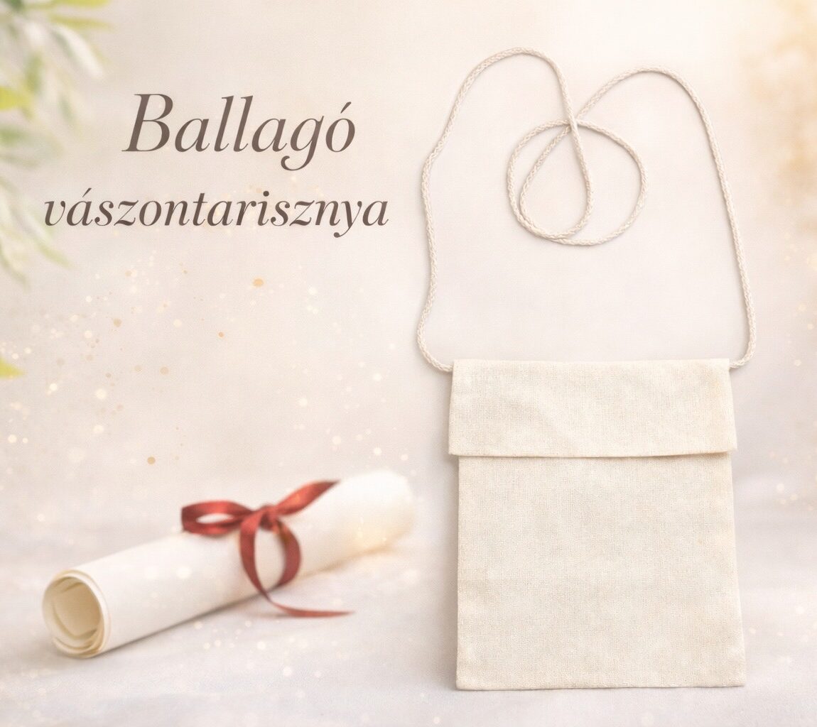 vászon ballagótarisznya.